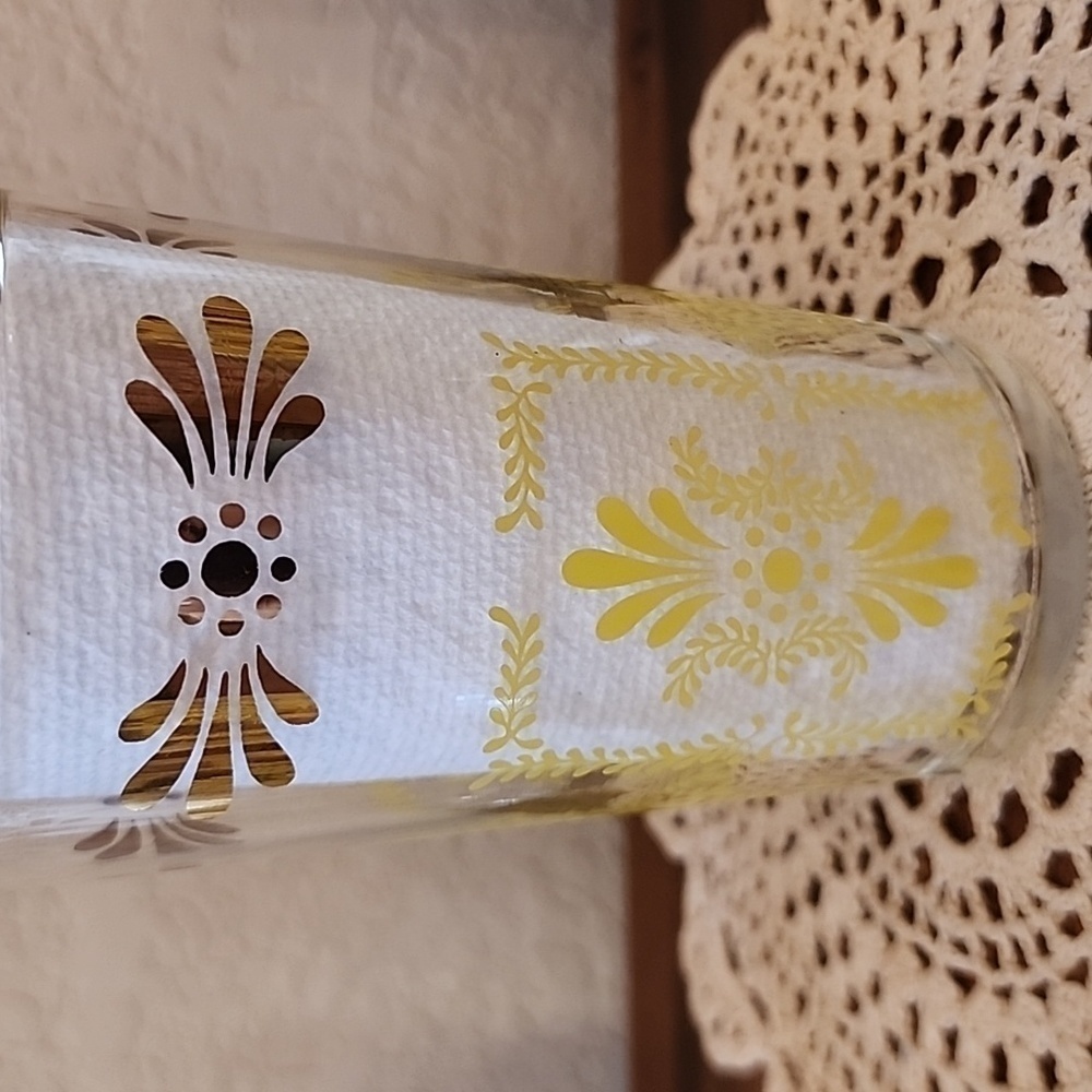 Anchor Hocking MCM Tumblers Barware Gold & Yellow - Picture 7 of 8